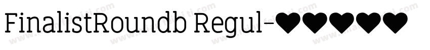 FinalistRoundb Regul字体转换